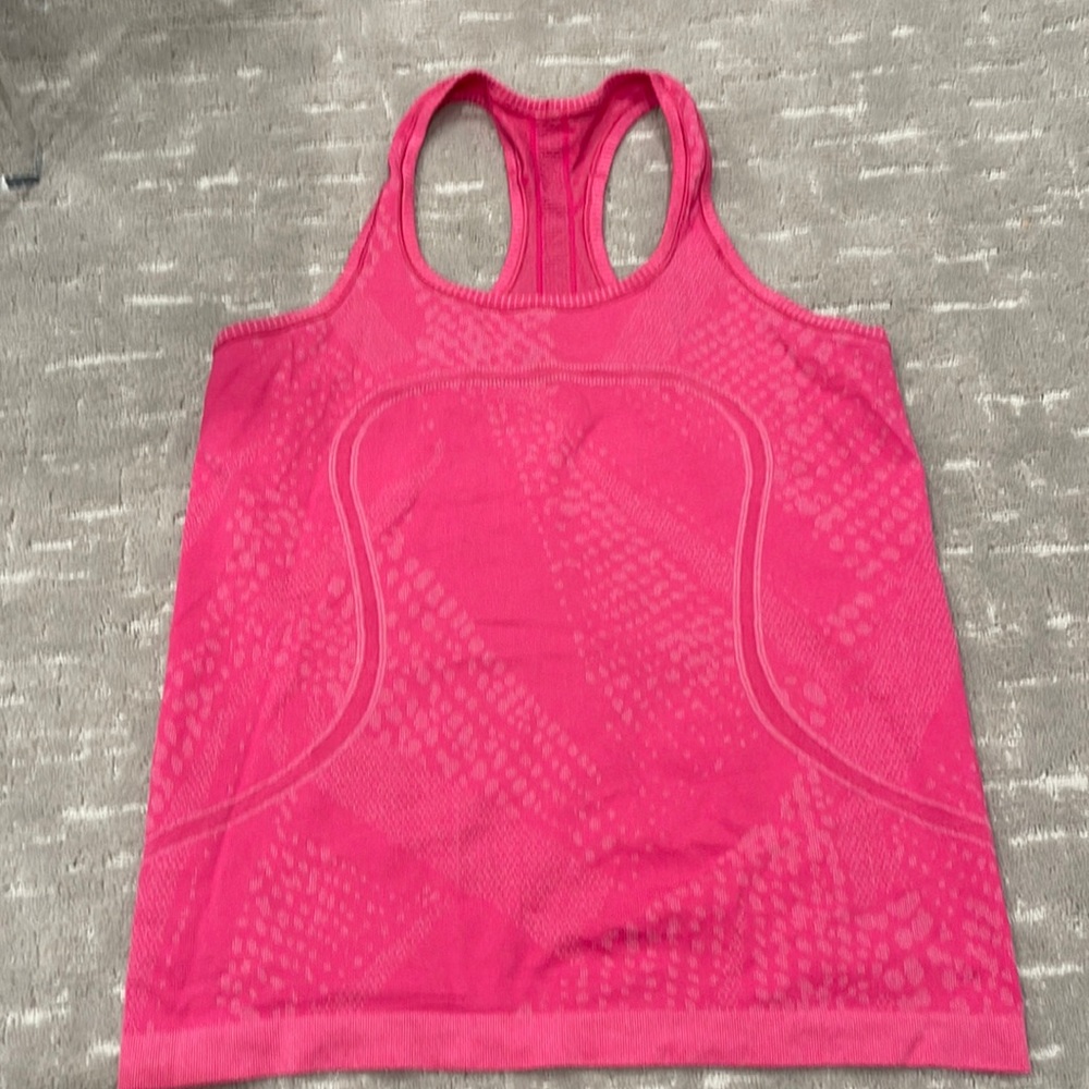 Lululemon Run Swiftly Racerback Tank Pink